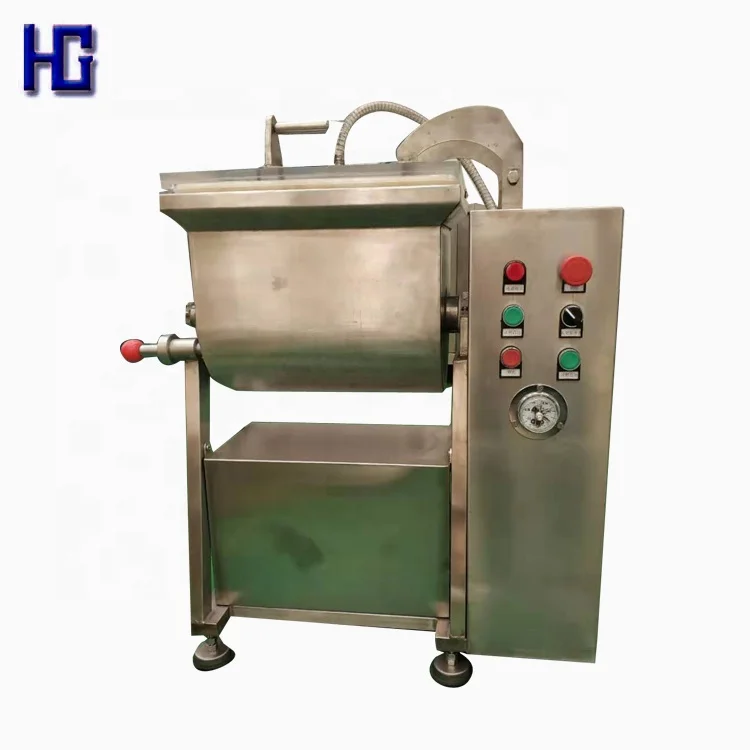 Food Processor Stainless Cheap Tilting Chard 20L 50L 100L Vavuum Meat Mixer