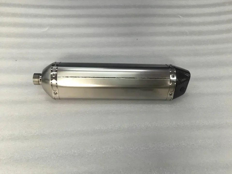 middle small hexagonal shape universal muffler silencer for the scooter motorcycle