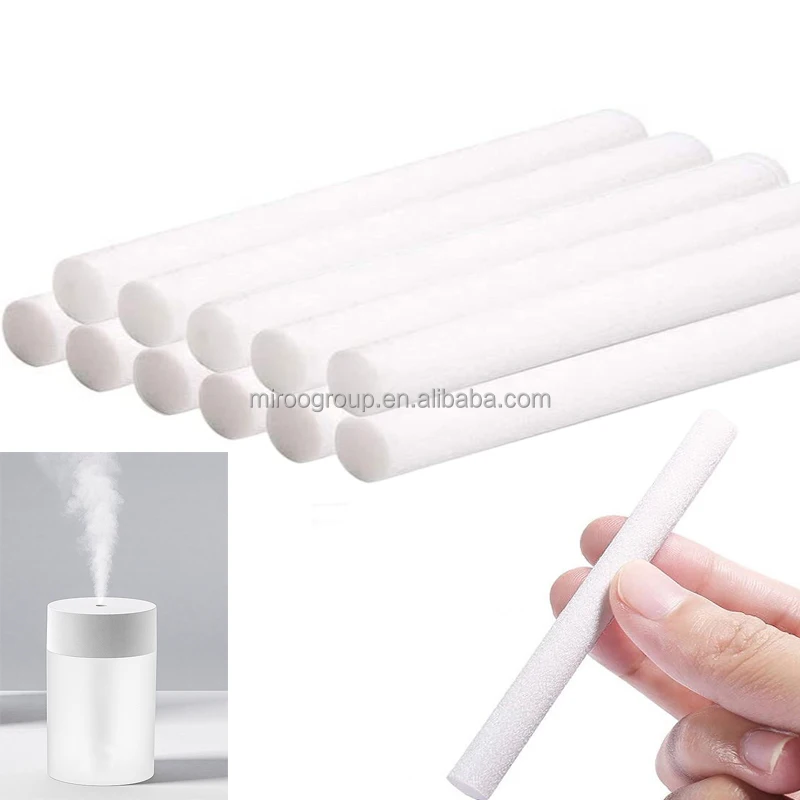 Factory Price Essential Oil Car Diffuser Refill Fiber Wicks Customized Replacement Cotton Sponge Stick for Aroma