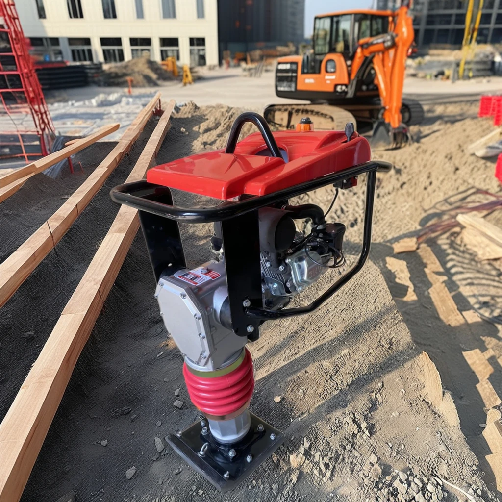 Gasoline-electric motor manual jump compactor High performance tamping products