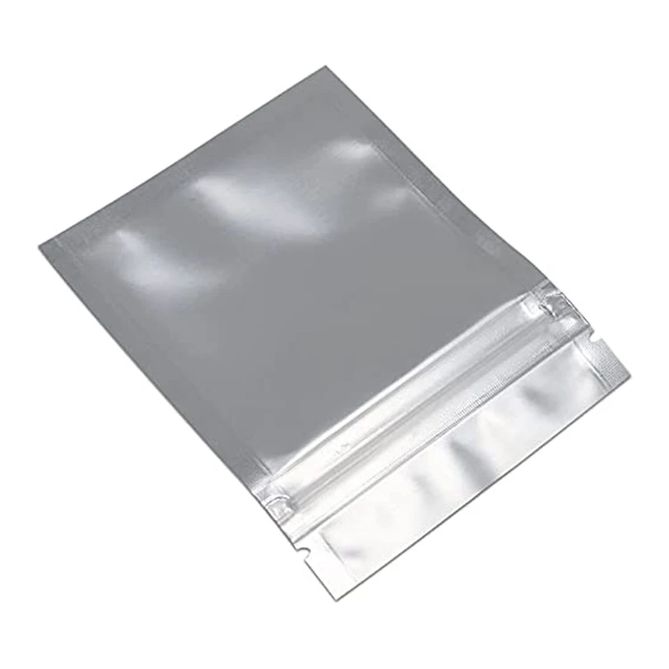 Free Samples  Heat Sealable Flat Zipper Plastic Dried Meat Biltong Food Packaging Resealable 3 Side Sealed Polythene Bag