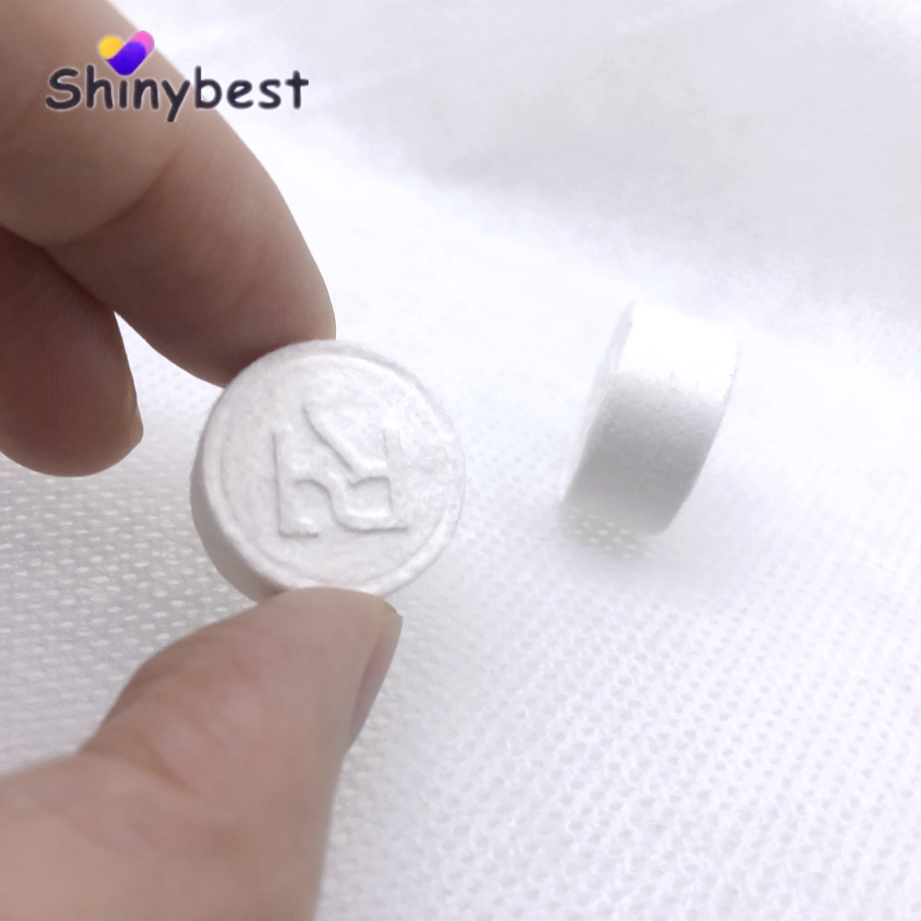 Customize Logo 100% eco friendly rayon cotton restaurants custom disposable hand towels compressed towel tablets wipes with logo