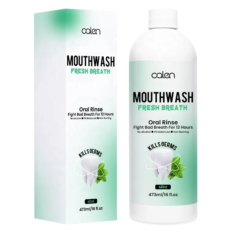 Luxfume частная марка 16 унций безалкогольная Антибактериальная жидкость для полоскания рта