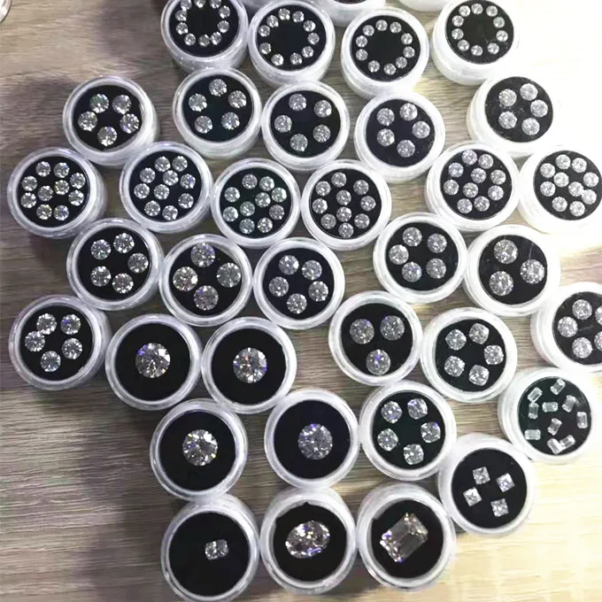 
H color moissanite 0.5 carat lab made diamond for ring 