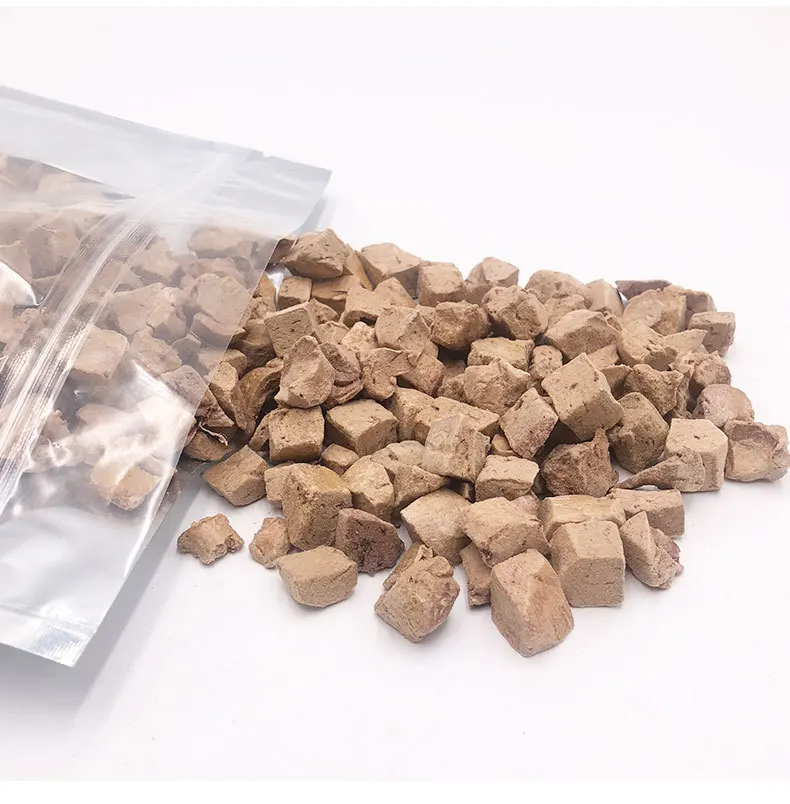 Hunan peto oem dog food natural freeze-dried chicken liver snacks freeze-dried meat dog food manufacturing wholesale price
