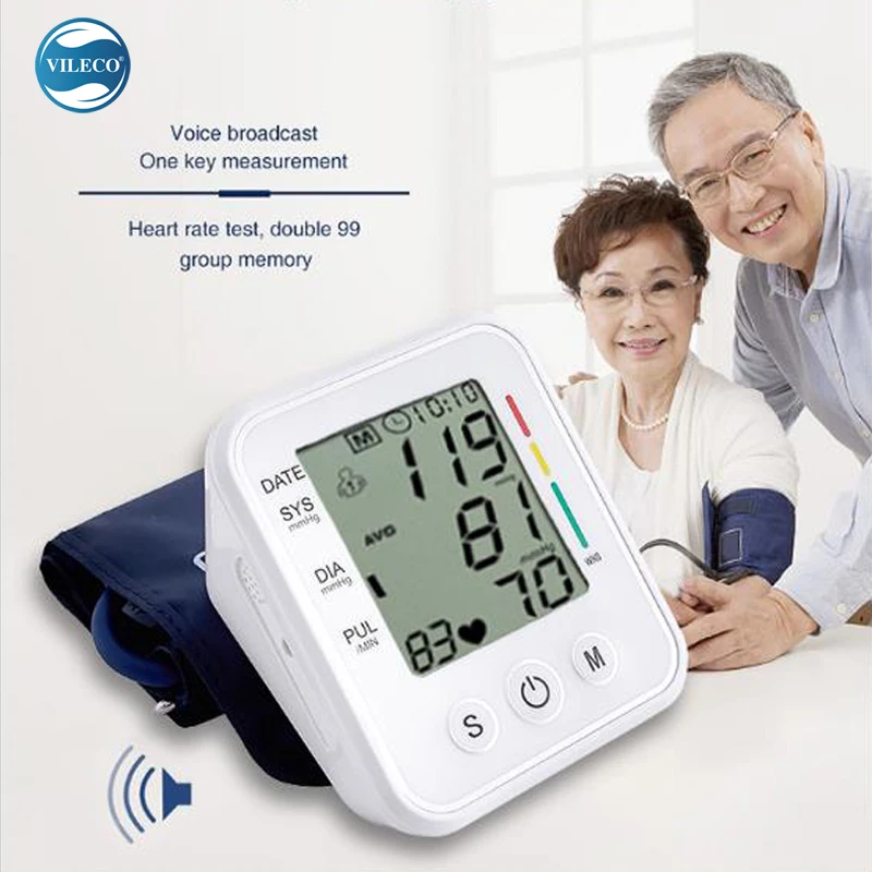 Electronic Blood Pressure Monitor Arm Style Digital Blood Pressure Monitor Accuracy Extra Large Cuff