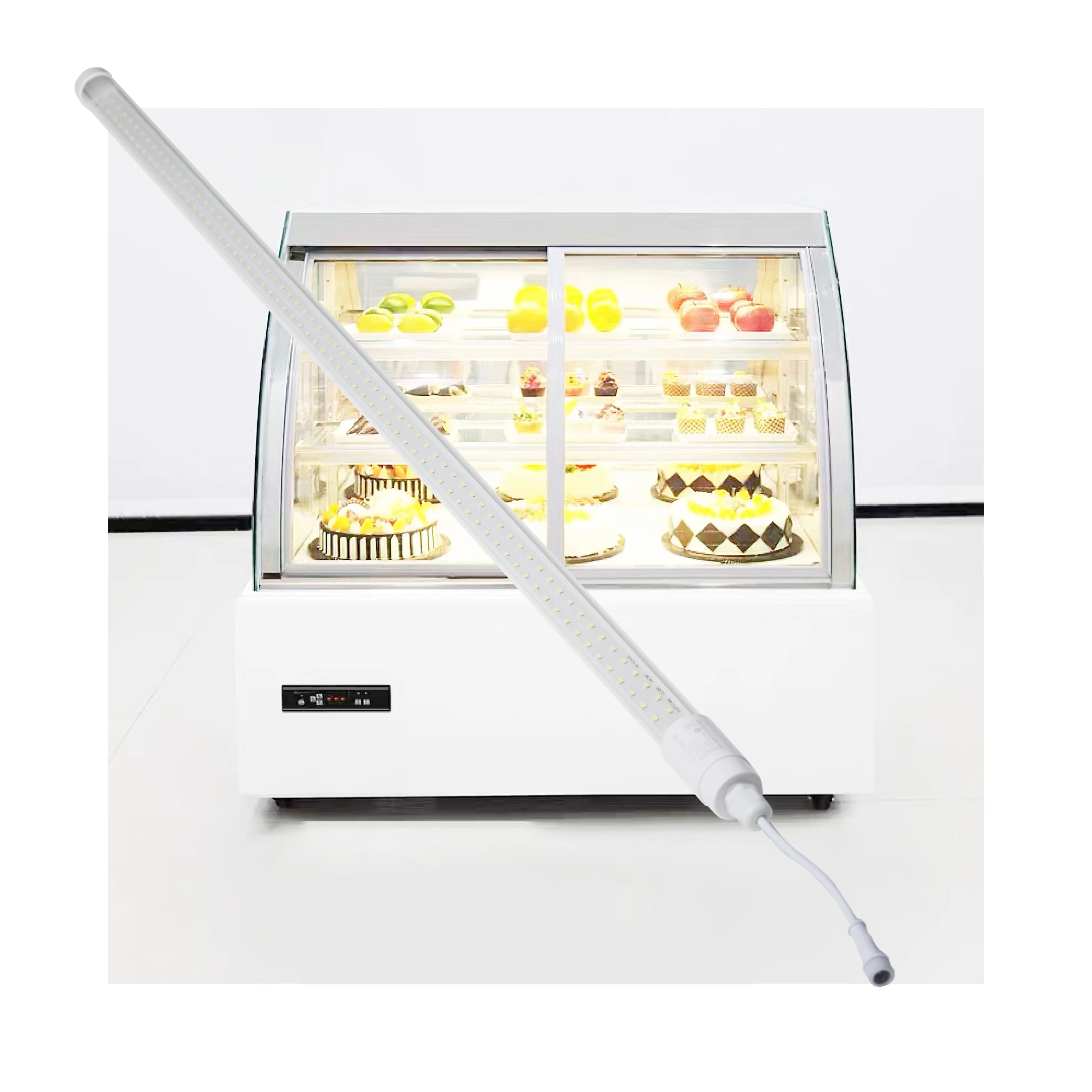 Customized Size High Waterproof Ip66 T8 Freezer Led Tube Light Fixtures Led Cooler Light