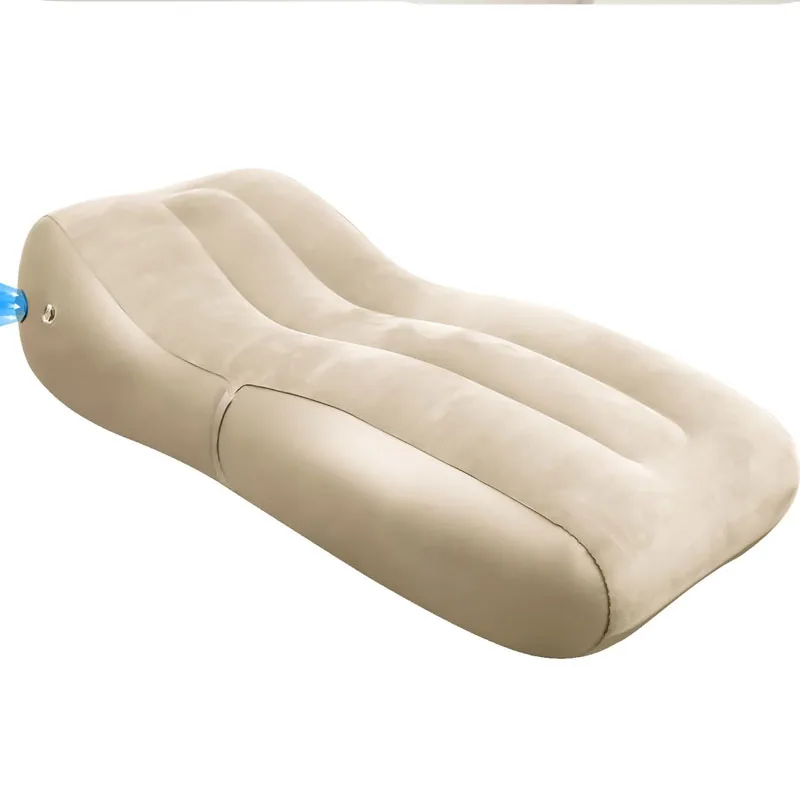 Luxury Blow Up Sofa Air Chair Inflatable Lounger Self Inflatable Couch Sofa Bed with Built-in Pump for Home Outdoor Camping