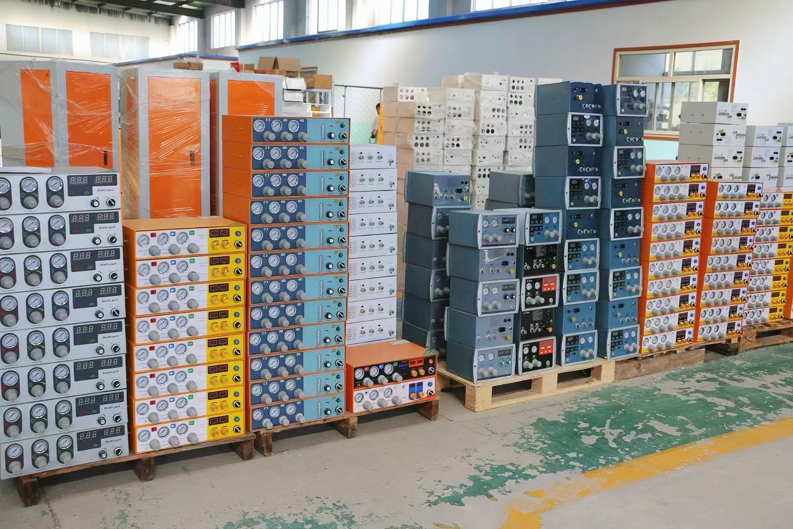 Professional Automatic Electrostatic Powder Coating Reciprocator Machine For Metal & Iron For Powder Coating Furnace Oven