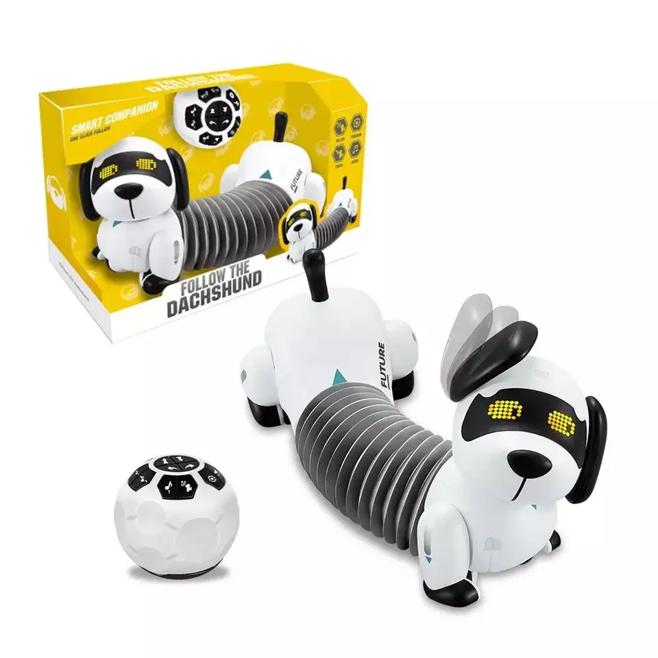 Kouyikou 2023 Remote Control Walking Robot Dog Robot Intelligent Stretchable electronic interactive intelligent robot dog toys