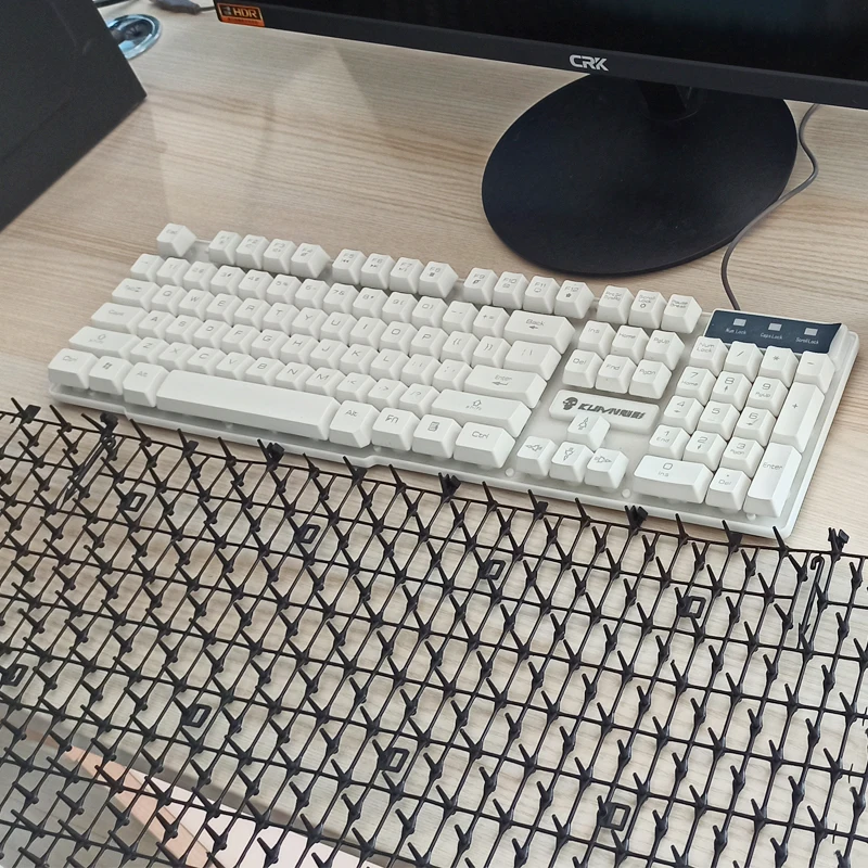 outdoor indoor plant protection plastic anti cat  scat garden deterrent mat spike