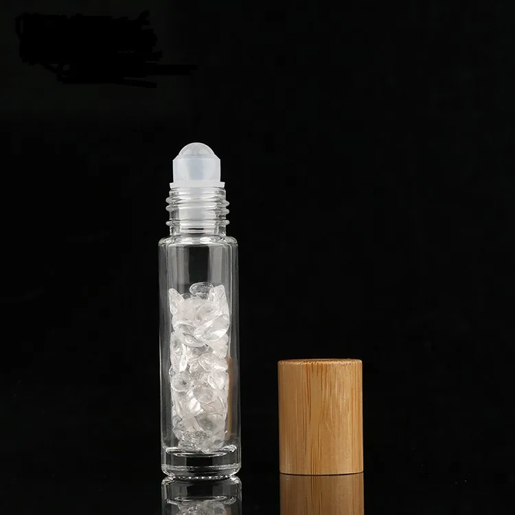 Wholesale Cosmetic Packaging Essential Oil Roll On Perfume Bottle 10ml Empty Clear Glass Roller Perfume Bottles for Sale
