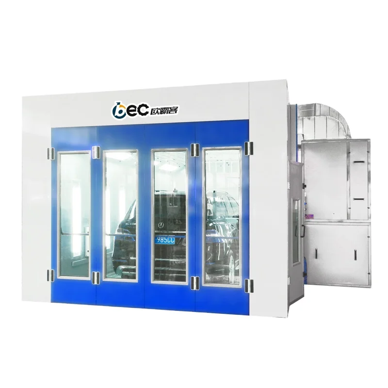 Hot sale spray booths with High efficiency spray paint oven full down draft for paint job oven paint line for garage