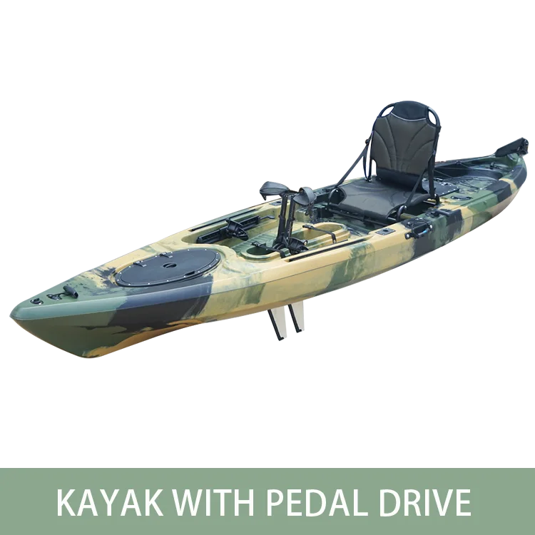 Foot Pedal System Fishing Kayak 13ft Kayak With Pedals
