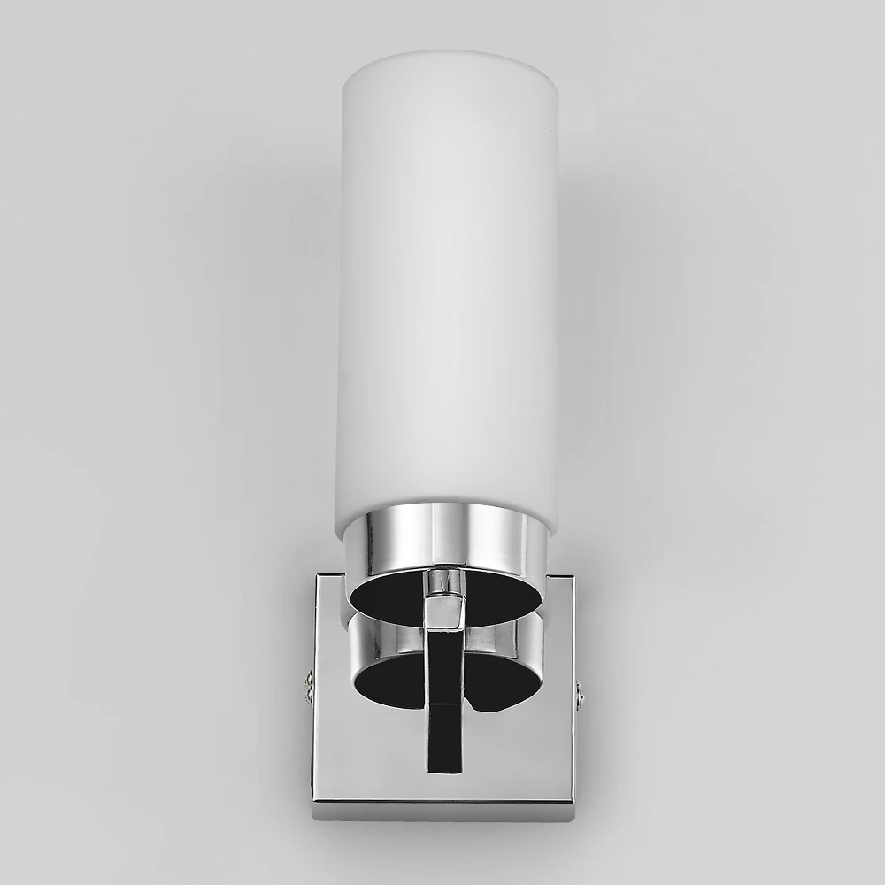 
5W Modern Glass Wall Mounted Hotel Lighting Bathroom Vanity Light Frosted Lampshade Wall Light Fixtures 