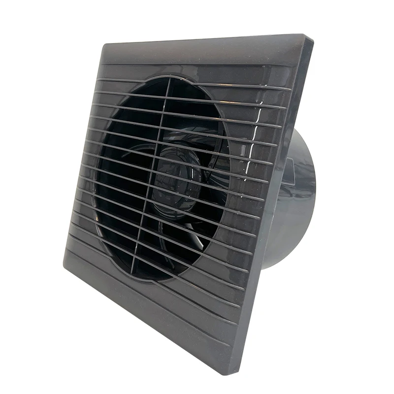 Household Auto Shutter Plastic Fan Mute Toilets Wall Window Mounted Bathroom Electric Ventilation Exhaust Fan