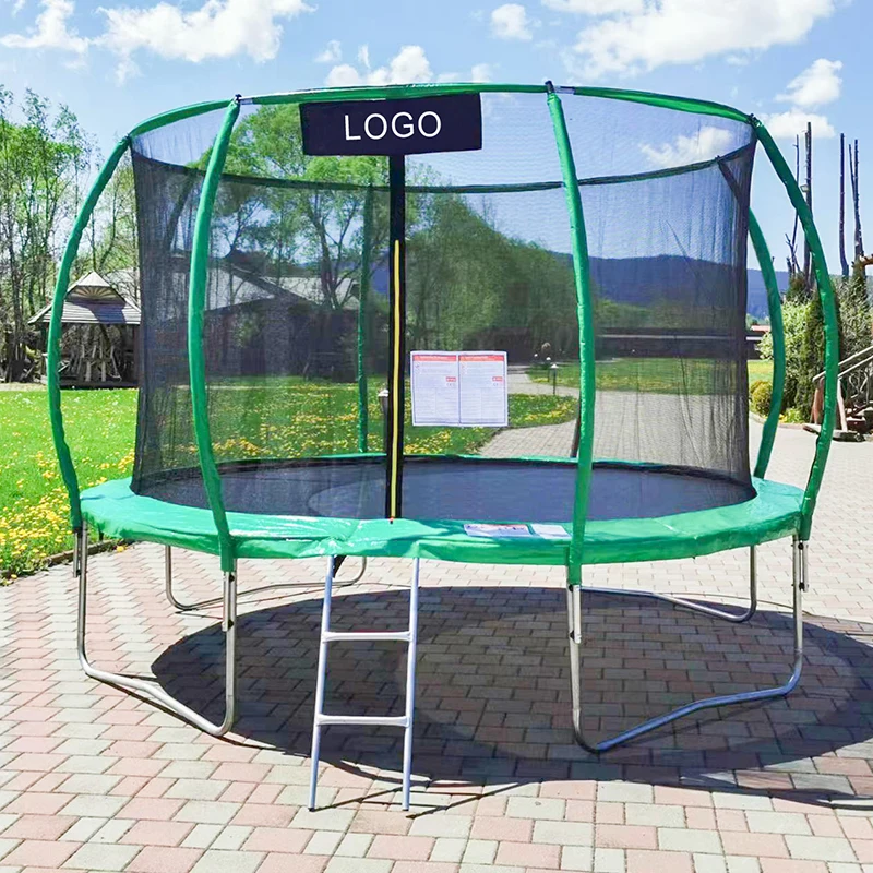 Factory Outlet Custom color size outdoor fitness children trampoline tent big kids cheap trampoline for sales