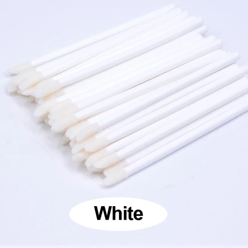 Disposable Makeup Remove Flocking Eyelash Cleansing Brush Applicator 50pcs/bag Beauty Tools