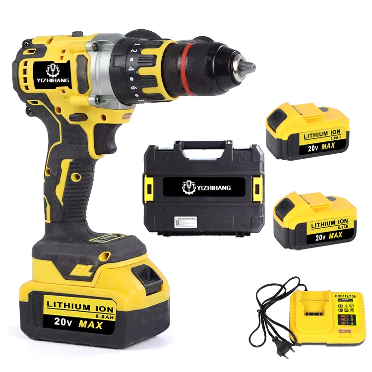 AL93 DEW 20V Max Cordless Drill Combo Kit Lithium Battery Cordless Brushless Drill