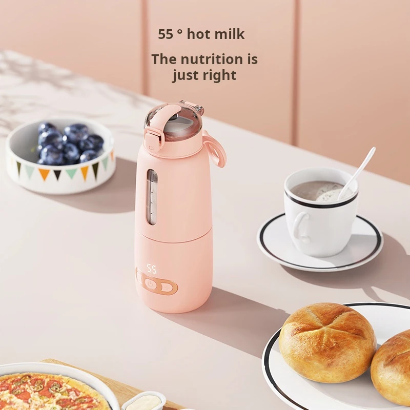 USB Battery Charge wireless powerful fast heating Travel water warmer Portable Baby milk Bottle Warmer