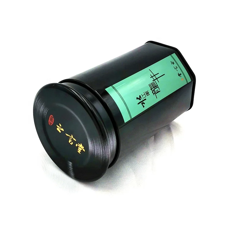 Герметичная металлическая банка для чая с крышкой винтовой жестяная маття 30 г