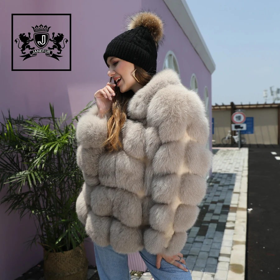 Wholesale High Quality Good Price Real Fox Fur Coat For Women