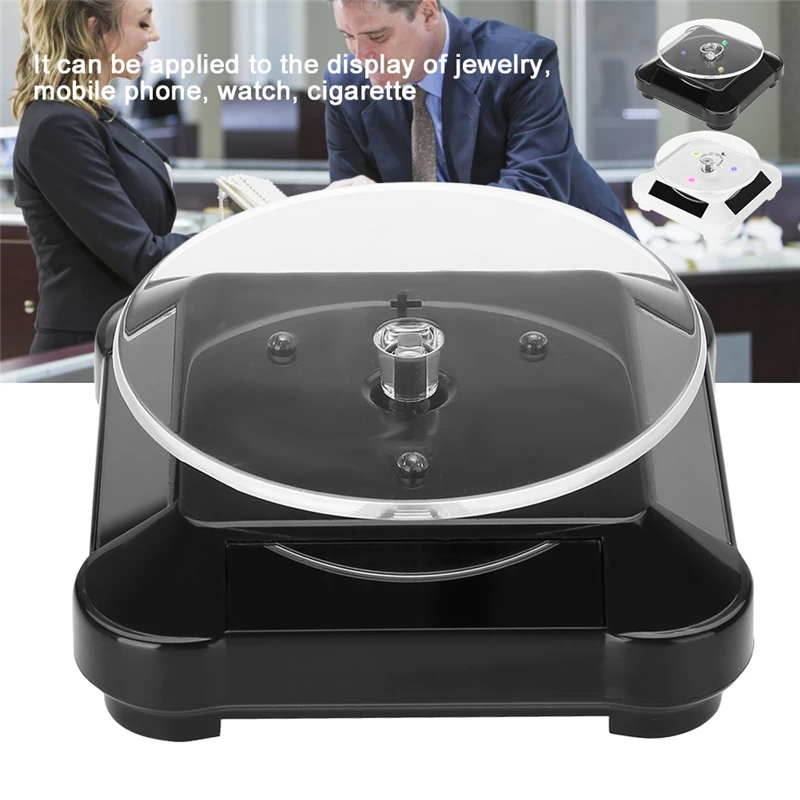 Popular Solar Display Stand Rotating Jewelry Display Shelf Electronic Promotional Gift Stands In Stock