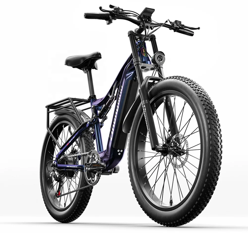 2024 mountain bike electric 500W 48V 17.5AH Fat tire high quality snow adult electric mountain bike