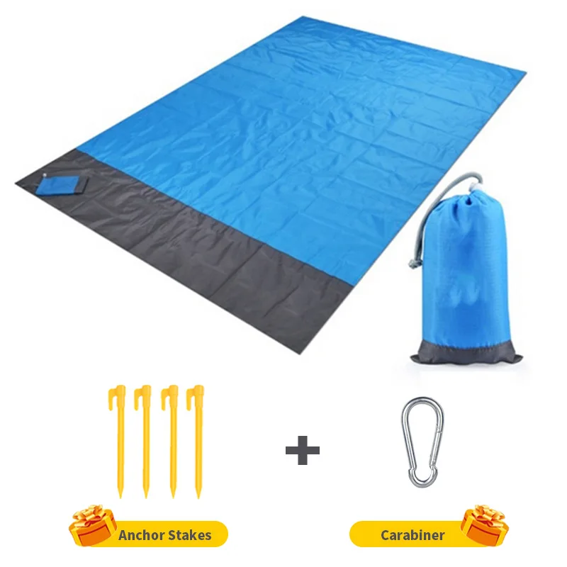GoalFit 2024 Outdoor Camping Beach Picnic Sand Proof Mat Waterproof Portable Polyester Blankets