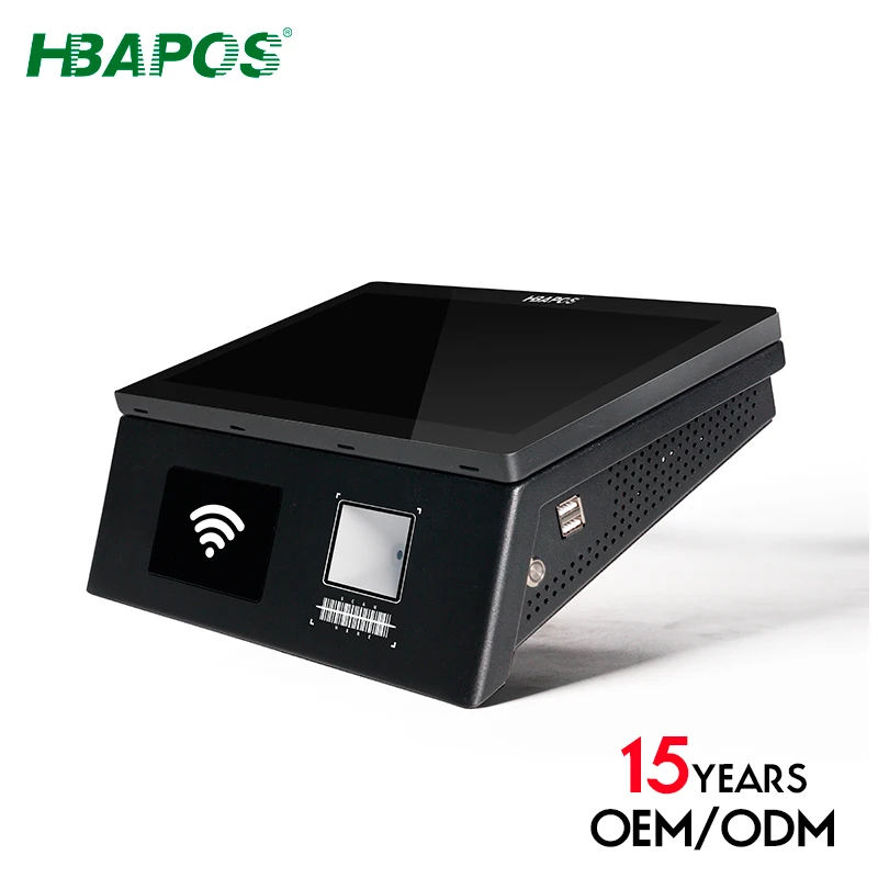 New Design 11.6 inch  Touch screen  Automatic Wall Mounted price checker all in one pos system for restaurant.