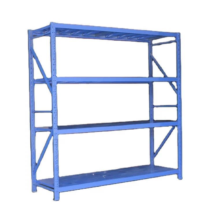 Mulit Level Metal Storage Shelf Steel Powder Coating Warehouse Rak Cheap Stacking Racks