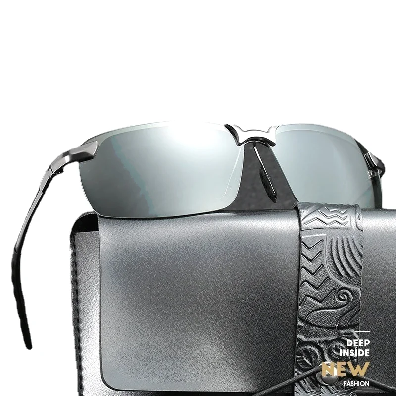 Luxury Men Photochromic Polarized Glasses Driving Chameleon Male Change Color Day and Night Vision UV400 Eyewear