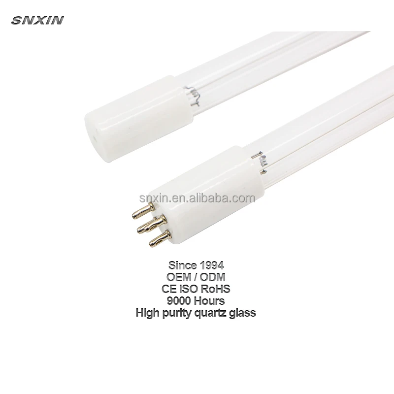SNXIN nice price 6W 165mm T5 4 pins uv lamp for uv water sterilizer water treatment