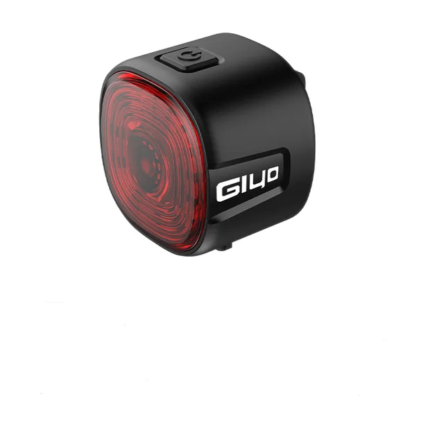 400mAh Smart Bicycle Rear Light led Taillight, IP66 Waterproof Night Riding Red Safety Back Warning Lights Bike Brake Tail Light