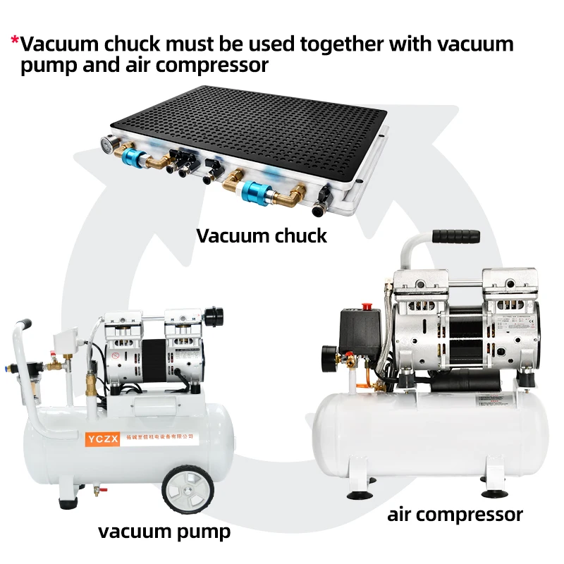 milling machine magnetic table  without sealing strip CNC Vacuum Magnetic Chuck for industrial pneumatic fixture