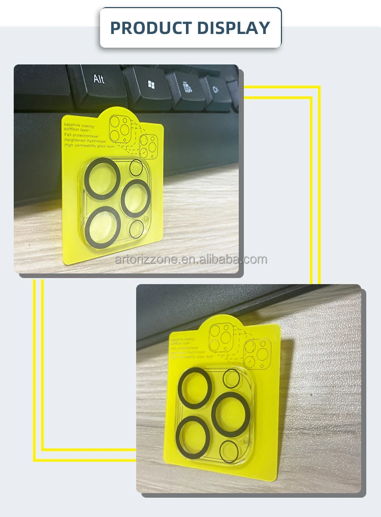 Mobile camera glass 3D full cover clear transparent camera lens for iphone 11 mini/12 pro /13 pro max