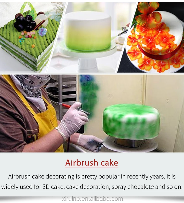 Аэрограф ногтей мини компрессор воздушный набор кистей для макияжа Аэрограф компрессор HS08-3AC-SK Черный Тихая татуировки