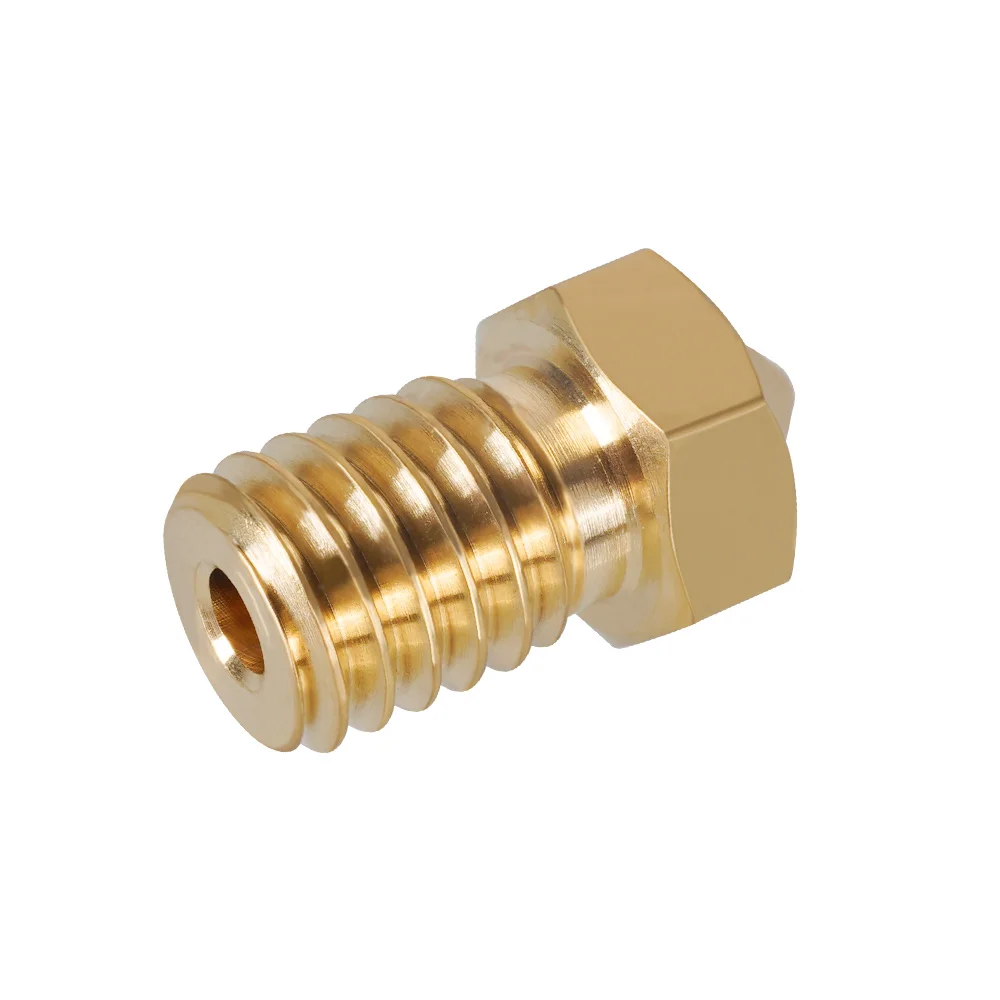 M6 Thread 1.75mm Input 0.2 0.3 0.4 0.5 0.6 0.8 1.0mm Brass E3D Nozzle for 3D Printer