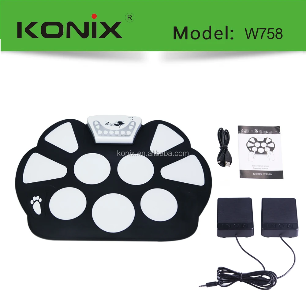 roll up drum electronic drum set drum pad for kids