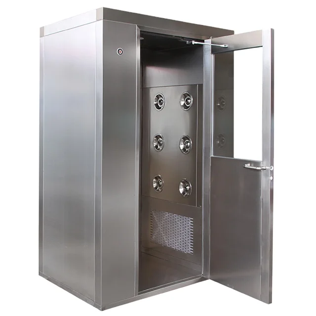 Industries clean room stainless steel air shower