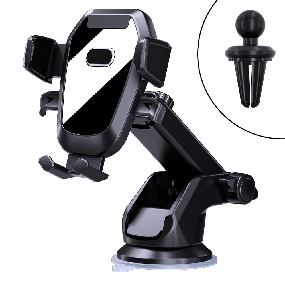 Автомобильный держатель для телефона подставка Гравитационный на приборной панели универсальная поддержка мобильного iPhone 14 13 Pro Xiaomi Samsung