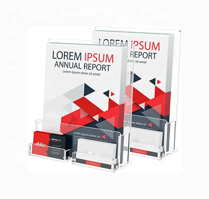 Держатель для визитных карточек, 2 упаковки, 8,5*11 дюймов