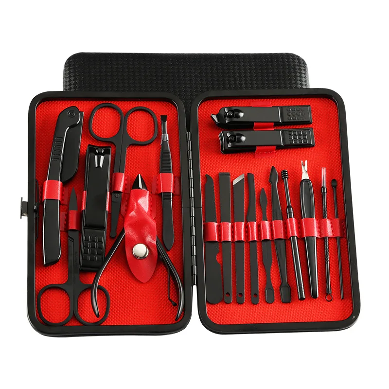 Professional Manicure And Pedicure Sets Stainless Steel 18-Piece Nail Clippers manicure & pedicure