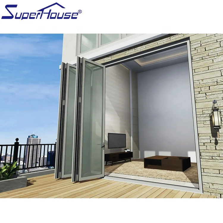  Китай складные двери Superhouse современный дизайн на