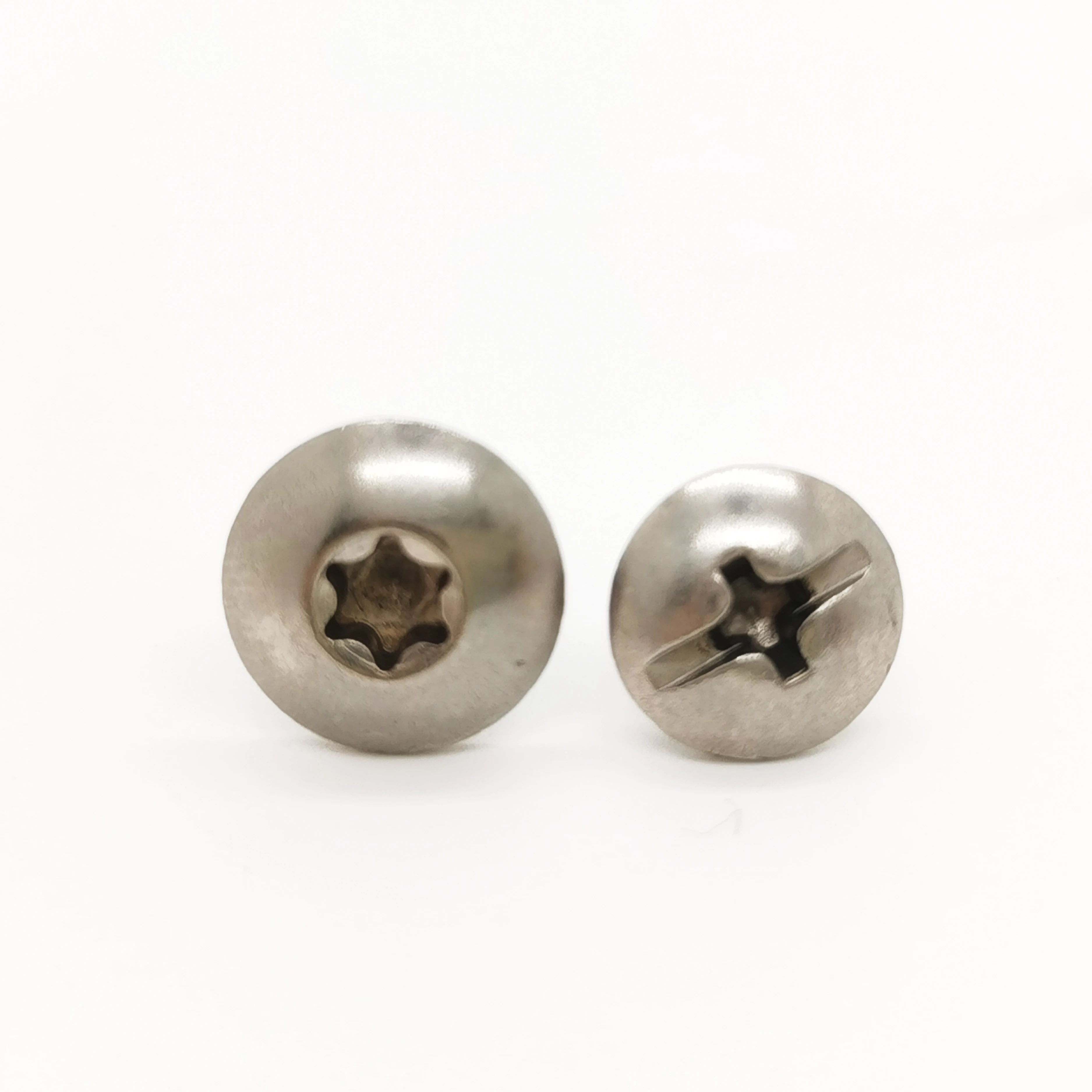 18-8 stainless steel  customized mini screw pinhole camera m1m2m3m4 cross pan head coated screw torx small cabinet screws