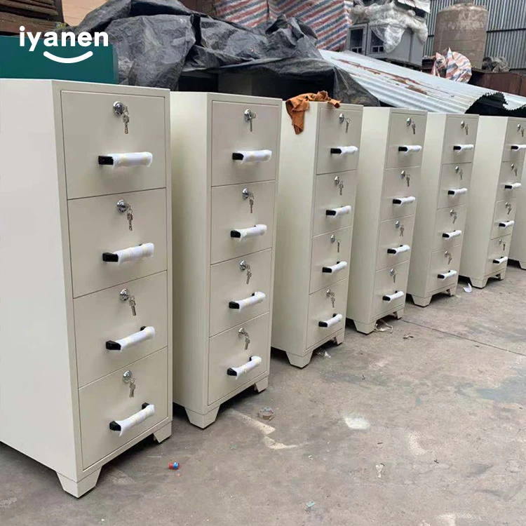 Factory price 1-2 Hours Fire Resistant fire proof 4 drawer document file safe cabinet