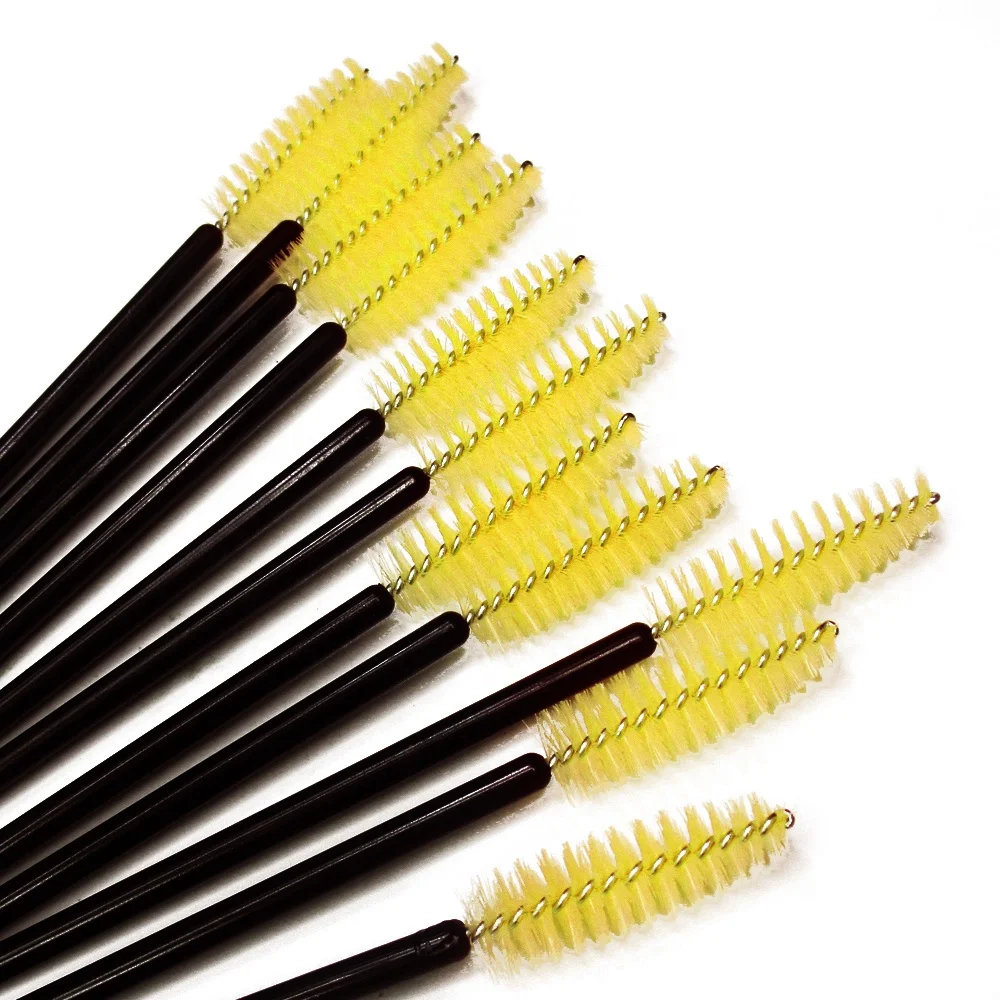 Wholesale New Fashion Disposable professional eyelash brush Portable Mascara Wands For Beauty Salon Best Quality Lash Brush