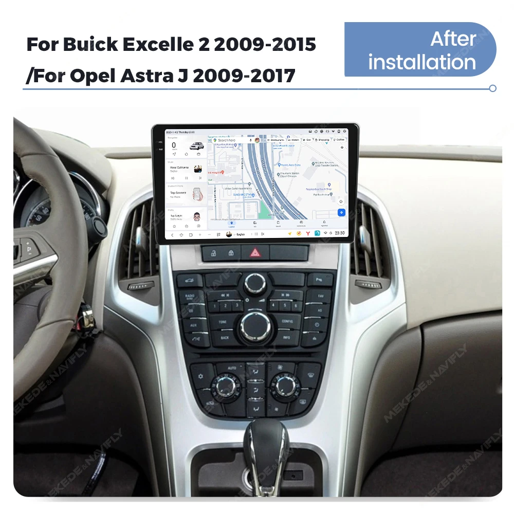 Mekede DUDU7 android car radio dvd player 2K QLED auto wifi  4G GPS DSP for Buick Excelle 2 2009 2015  Opel Astra J 2009 2017