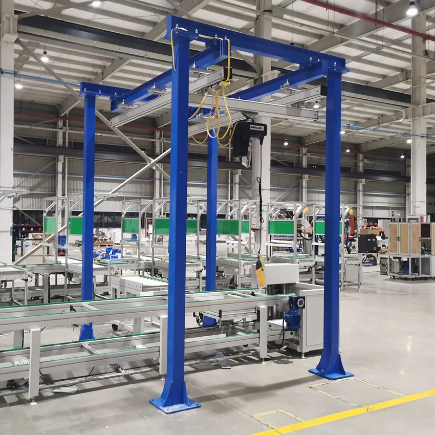 workshop european   1000 kg 1 ton 2 ton electric magnetic overhead crane 3 ton price 2  kbk light system kbk flexible crane