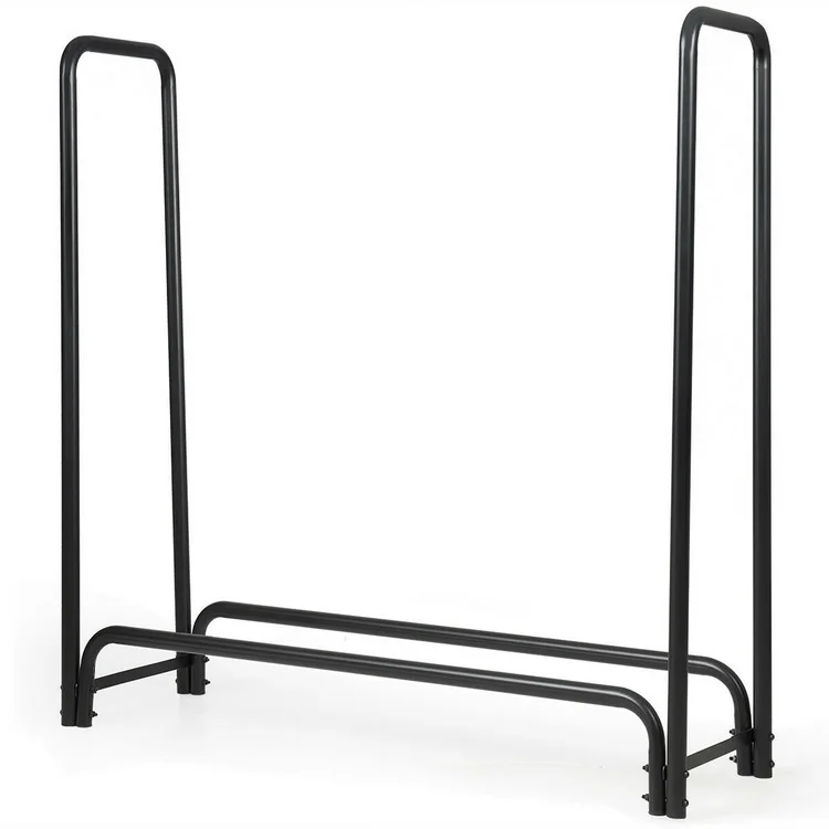 Firewood Rack/Log Holder/4ft Firewood Rack Outdoor Heavy Duty Log Rack Firewood Storage Rack Holder Steel Tubular Easy Assemble
